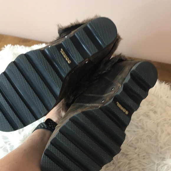 Sorel Leather Fur Boot - Picture 9 of 11